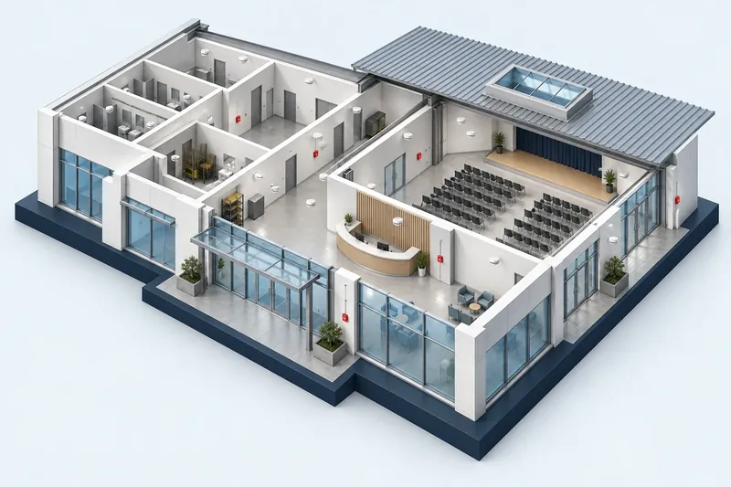 Illustration 3D – Établissements recevant du public